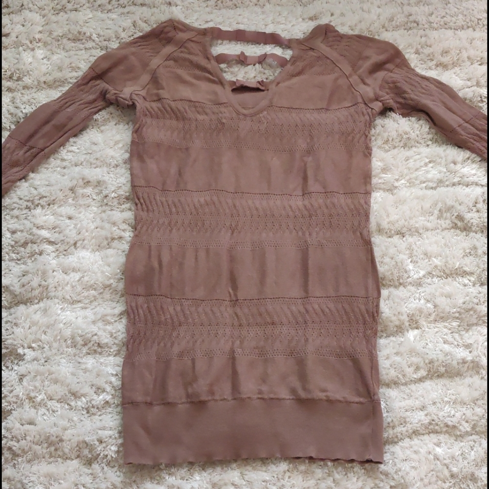 EUC Light brown sweater tunic - Picture 6 of 8